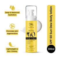 TNW The Natural Wash Sunscreen Sun Dew SPF 60 Body Lotion