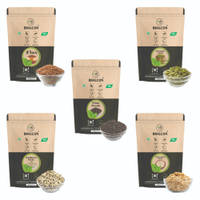 BRALCON Seeds Combo Of Raw Chia, Watermelon, Pumpkin, Sunflower & Flax