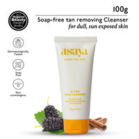 Asaya De Tan Skin Brightening Face Wash For Instant Tan Removal With Manjistha And Glycolic Acid