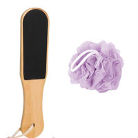 Gorgio Professional Loofah With Foot Scrubber Combo (GPCA0014) (colour/shape may vary)