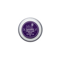 Rustic Art Natural & Organic Lavender Charcoal Shaving Soap-picture-26