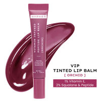 Hyphen Tinted Lip Balm ,Brightens Dark & Dry Lips - 1% Vitamin E, Peptide & Squalane - Orchid, Mauve