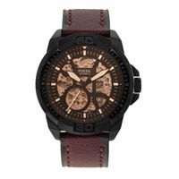 Buy Obaku Gran Charcoal Dual Time Black Round Dial Mens Watch
