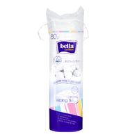 Bella Cotton Pads Round 80pieces