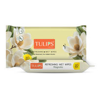 Tulips Refreshing Wet Wipes European Magnolia Fragrance
