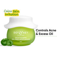 Dot & Key Cica Calming Oil-Free Moisturizer, With Niacinamide, For Oily, Acne-Prone Skin