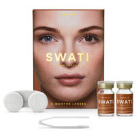 Swati Cosmetics Coloured Contact Lenses Bronze 6 months Power 0.00