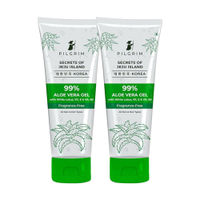 Pilgrim Aloe Vera Gel With Vitamin E For Glowing Skin & Hair - Pack Of 2