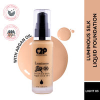 C2p Pro Luminous Silk High Coverage Liquid Foundation For Face Makeup