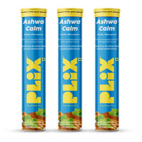 PLIX KSM-66 AshwagandhaEffervescent Tablets For Sexual Health and Stress Relief- Lemon Twist