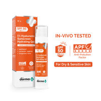 The Derma Co 1% Hyaluronic Sunscreen Hydrating Gel Spf 50 Pa++++ For Dry & Sen... - In-Vivo tested