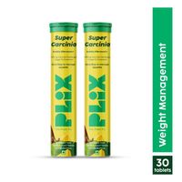 PLIX Garcinia Cambogia Effervescent Tablets Advanced Weight Loss Drink with Ginger and Cinnamon