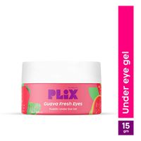 PLIX Guava Under-Eye Gel For Reducing Dark Circles, Puffy Eyes with 3% Niacinamide, Vit E & Caffeine
