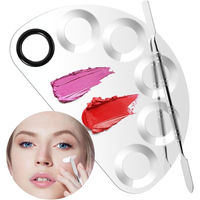 Rhe Cosmetics Colouefusion Stainless Steel Makeup Mixing Blending Palette and Spatula