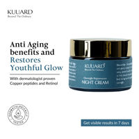 KUUARD 24K Gold Night Cream, Anti Ageing, Wrinkle Repair & Skin Brightening with Retinol