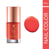 Lakme 9 To 5 Long Wear Nail Color - Coral Cue
