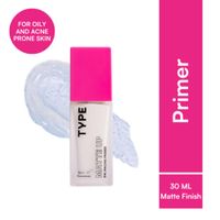 Type Beauty Mattefying Gel Based Face Primer For Oily & Acne Prone Skin with 12 Hrs Stay
