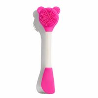 Beautiliss 2 In 1 Face Brush Silicone Cleanser Scrubber Spatula Brush-image-36