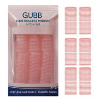 GUBB Hair Roller Large Set Of 6 Hair Curler (Medium)
