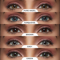 PAC IRIS Premium Contact Lenses Mix - Comfortable Natural Looking, 1 Day Wear, Non-Irritating