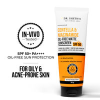 Dr. Sheth's Centella & Niacinamide Oil-Free Matte Sunscreen SPF 50+ PA++++