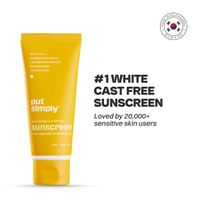 Put Simply BroadSpectrum Sunscreen SPF 50 PA++++ , Zero White-Cast, Ultra lightweight, Non-greasy
