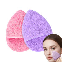 Matra Face Cleansing Sponges Makeup Remover Pads Exfoliating Facial Scrubbers Blackhead Removal 2Pc