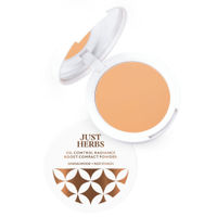 Just Herbs Oil Control Radiance Booster Age Defying Compact Powder