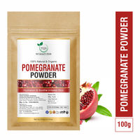 Tqs Natural Pomegranate Peel Powder For Skin & Hair Care Supports Acne & Anar Powder-picture-7