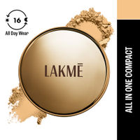 Lakme 9 to 5 Primer + Matte Powder Foundation Compact - Ivory Cream