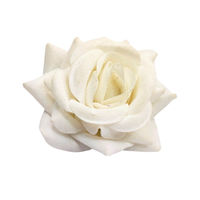 Kayanara Real Look White Rose Shape Alligator Hair Pin For Women-picture-18