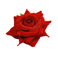 Kayanara Real Look Red Rose Shape Alligator Hair Pin For Women-picture-12