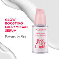 The Face Shop Rice Water Serum with Niacinamide & HA, Brightens Skin, Fades Blemishes & Acne Marks
