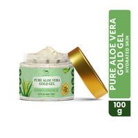TNW The Natural Wash Multipurpose Pure Aloe Vera Gold Face Gel For All Skin Types
