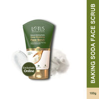Lotus Botanicals Natural Baking Soda Deep Cleansing Face Scrub