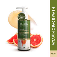 Lotus Botanicals Skin Brightening Face Wash, Vitamin C, Chemical Free, All Skin Types