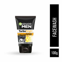 Garnier Men Turbo Bright Anti-Pollution Double Action Face Wash