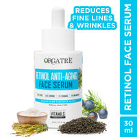 Orgatre Retinol Anti-Aging Face Serum - Reduces Fine Lines, Boosts Collagen, Hydrates & Skin Firming