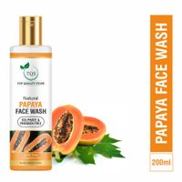 Tqs Papaya Face Wash For Tan Removal, Dead Skin & Dark Spots Removal For A Clear & Glowing Skin