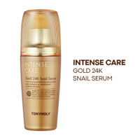 TONYMOLY Korean Intense Care Gold 24K Snail Serum to Firm, Brighten & Moisturise Dry, Rough Skin