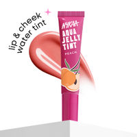 Nykaa Cosmetics Aqua Jelly Lip & Cheek Multi-use Water Tint - Peach