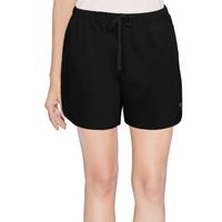 Enamor Essentials E002 Women's Cotton Jersey Shorts - Jet Black