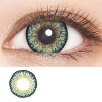 Optify Monthly Colored Contact Lenses Zero Power - Turquoise