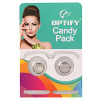 Optify Candy Pack Colored Contact Lenses Zero Power - Mistry Gray
