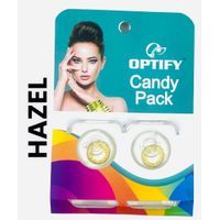 Optify Candy Pack Colored Contact Lenses Zero Power - Hazel