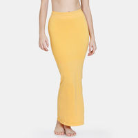 Zivame Seamless All Day Mermaid Saree Shapewear - Mustard - Yellow-image-15
