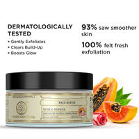 Khadi Natural Face Scrub with Rose & Papaya for That Everyday Glow