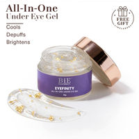 BiE Eyefinity Under Eye Gel with Gold,Silver Leaf & Stem Cells for Dark Circles,Wrinkles & Puffiness