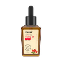 inatur Rosehip Oil, 100% Pure & Cold Pressed, Moisturizing, Anti-Aging & Hydrating Facial Oil