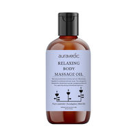 Auravedic Relaxing Body Massage Oil For Women Men Body Oil For Glowing Skin Lavender Mint